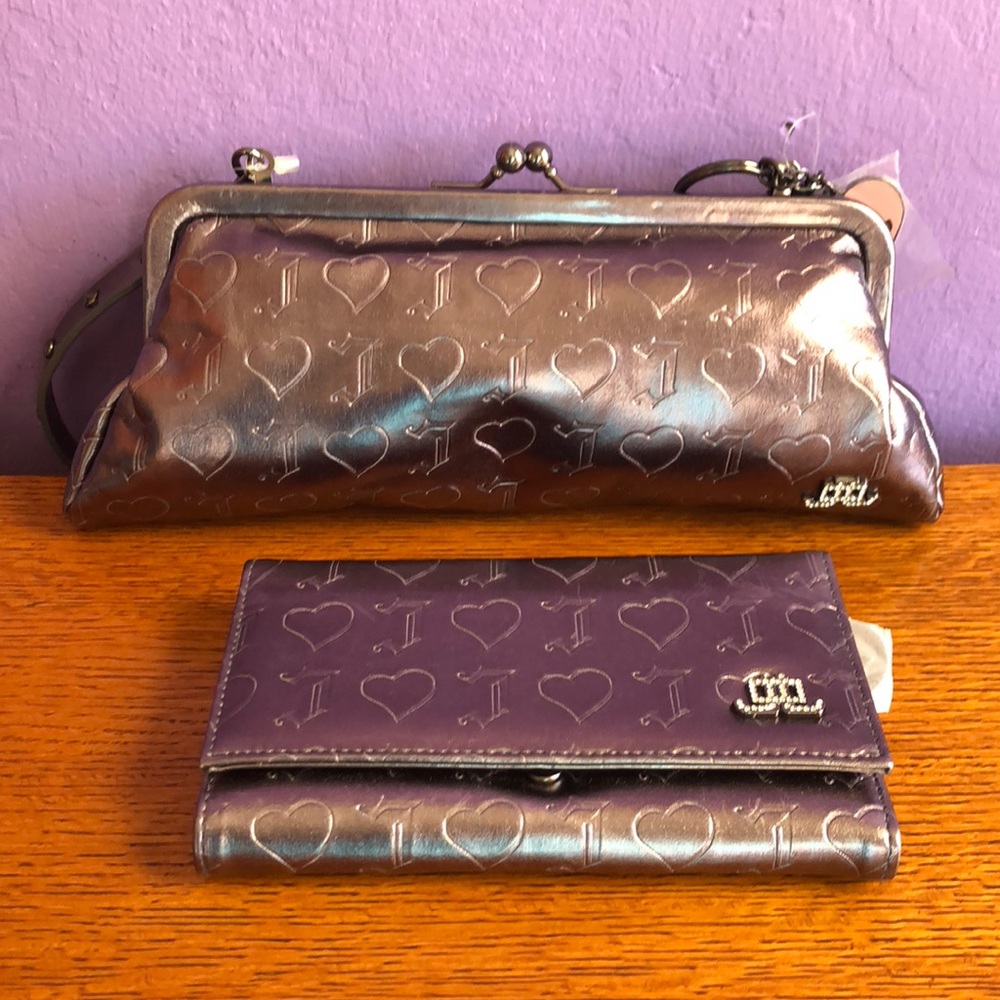 NWT J.Lo Baguette Bag and Wallet - Picture 1 of 7